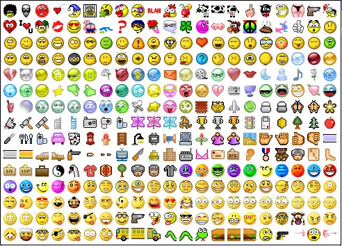 facebook smileys. facebook smileys list.